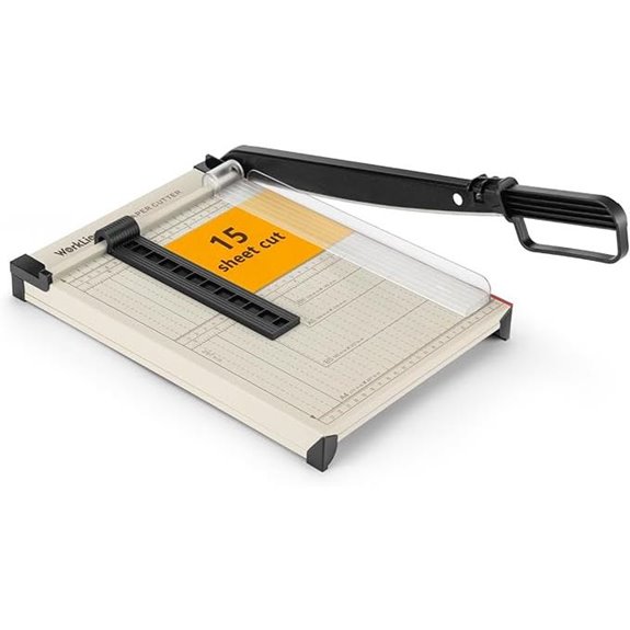 WORKLION A4 Guillotine Paper Cutter with Safety Guard