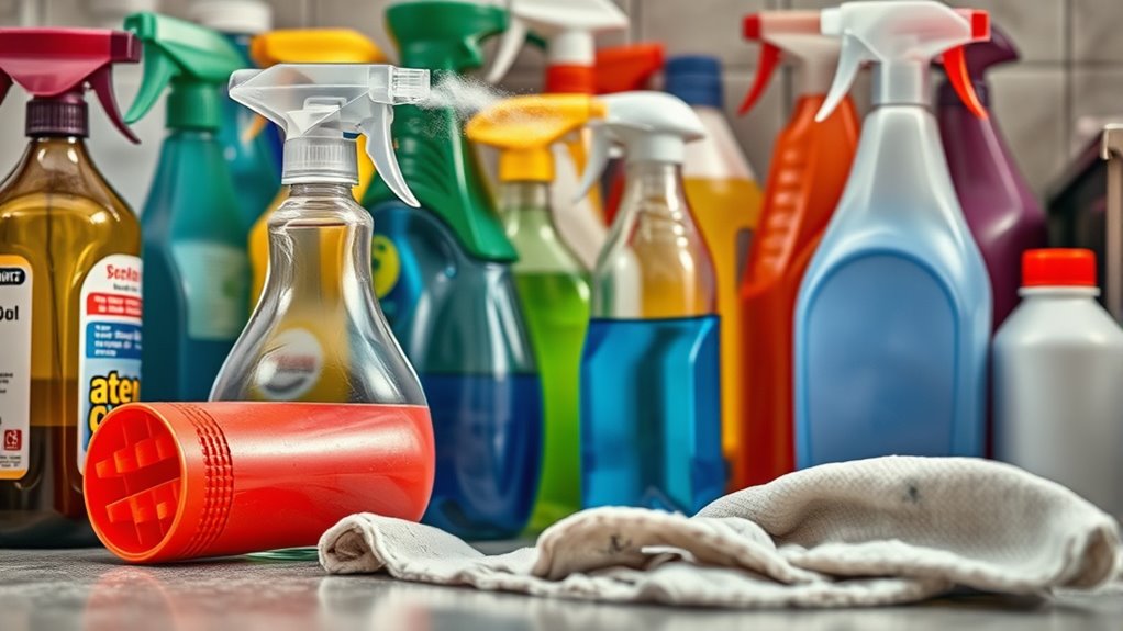avoid mixing hazardous cleaning chemicals