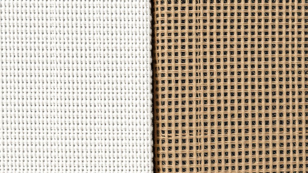 canvas material composition and texture