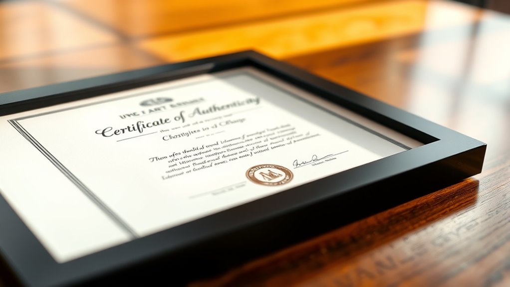 certificates boost market value