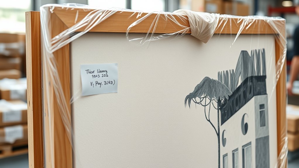 clear artwork shipping communication