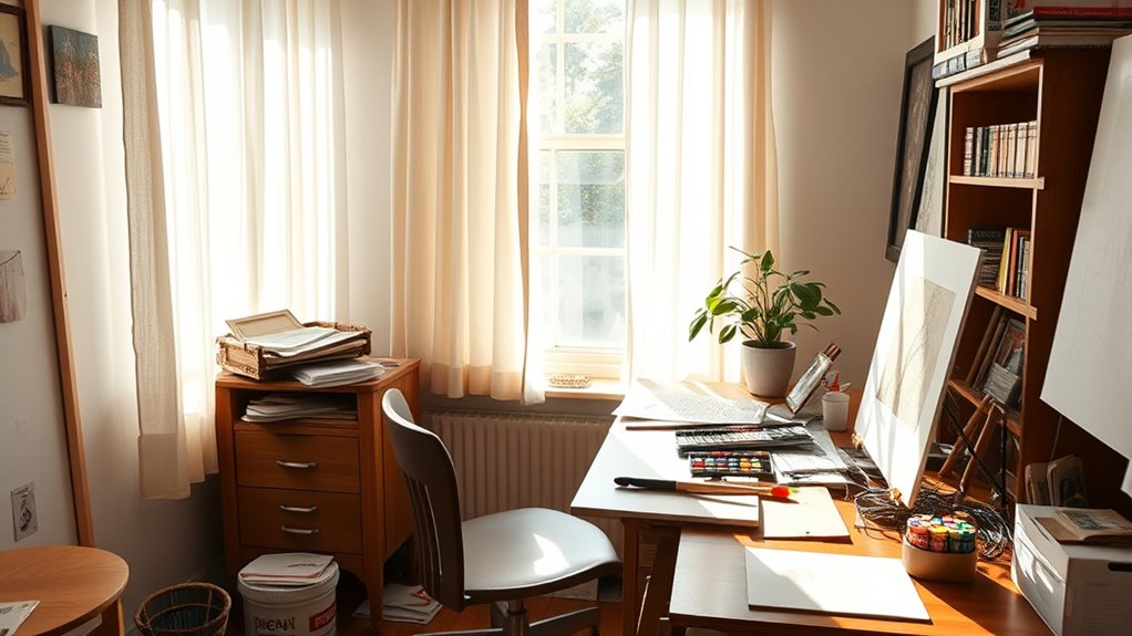 create a dedicated organized workspace