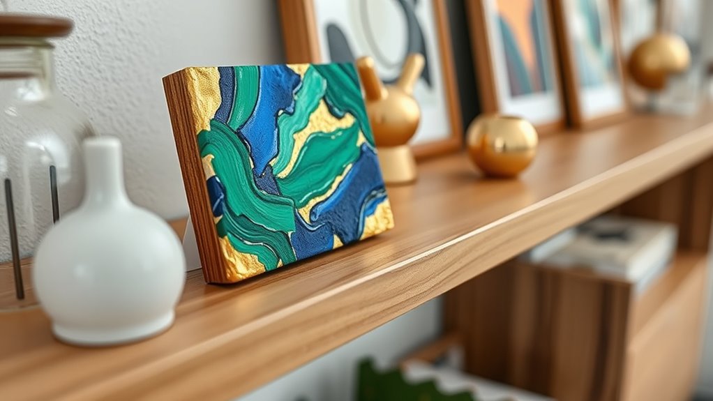 create cohesive art display