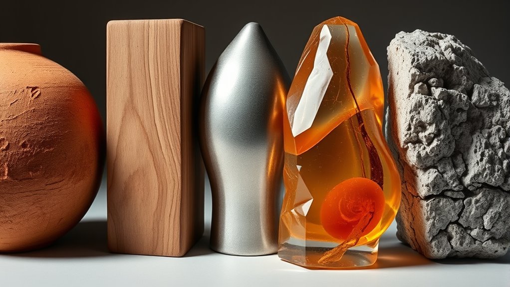 diverse sculpture material considerations