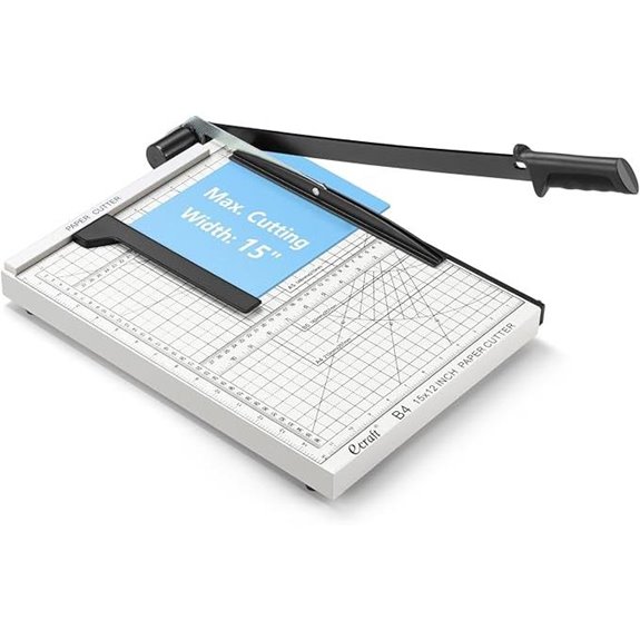 Ecraft 15 Guillotine Paper Cutter with Safety Lock