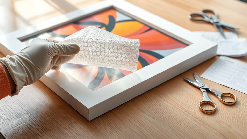 handle artwork with care