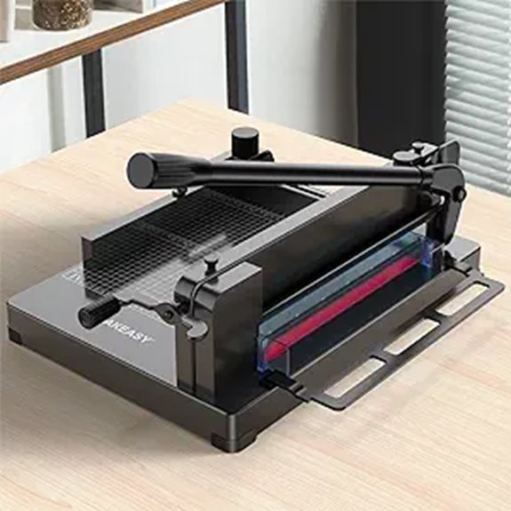 Heavy Duty 12-Inch Paper Cutter with Steel Build