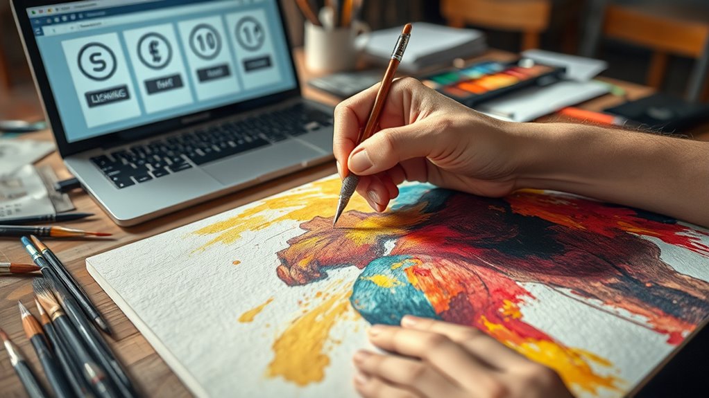 licensing determines art usage