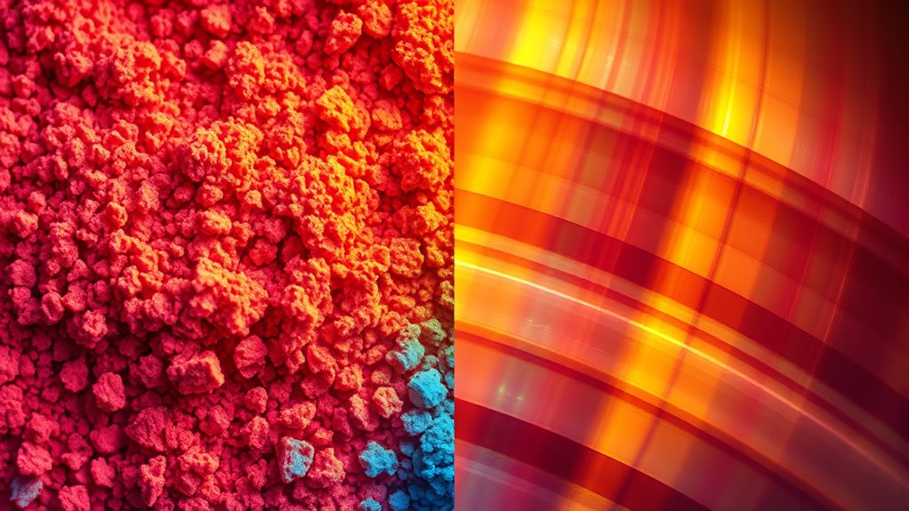 light interaction differences explained