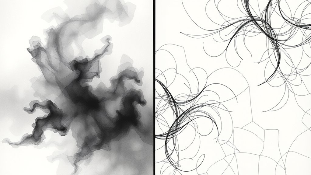 masterful ink wash art