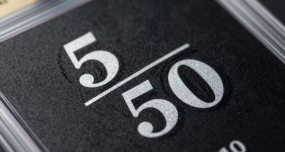 numbered collectible item