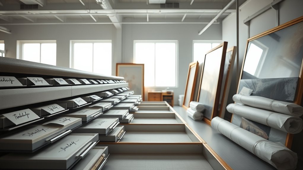 optimal artwork storage conditions