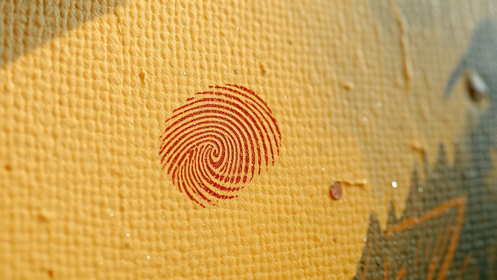 preventing fingerprint induced artwork damage