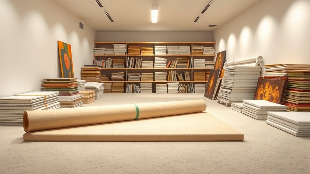 proper art handling techniques