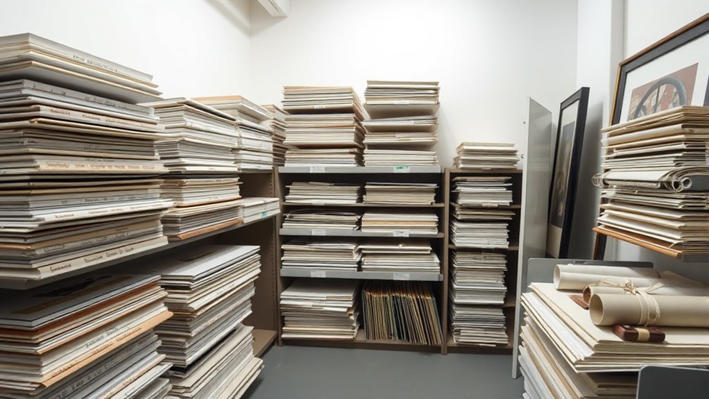 proper flat storage techniques