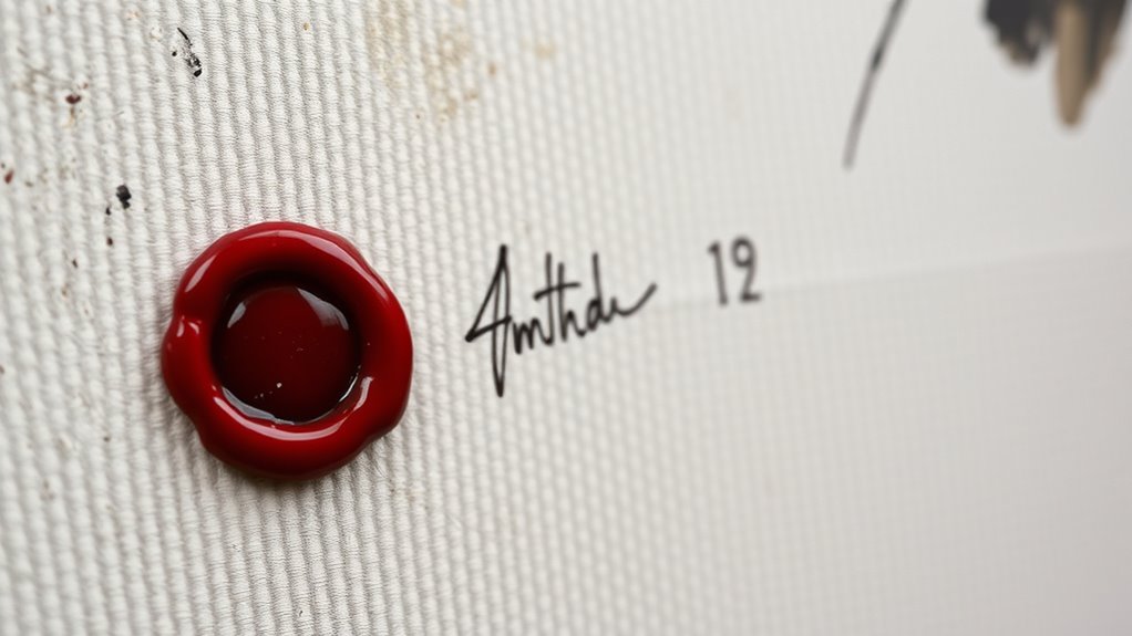 signature confirms artwork authenticity