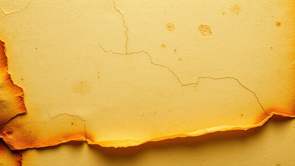 signs of paper deterioration