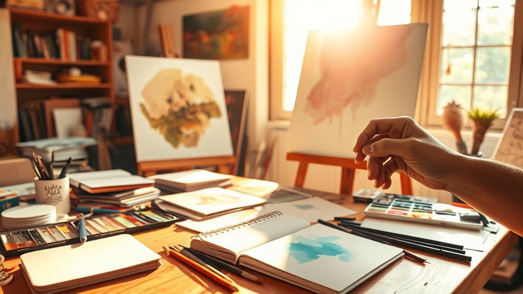 start with creative warm ups