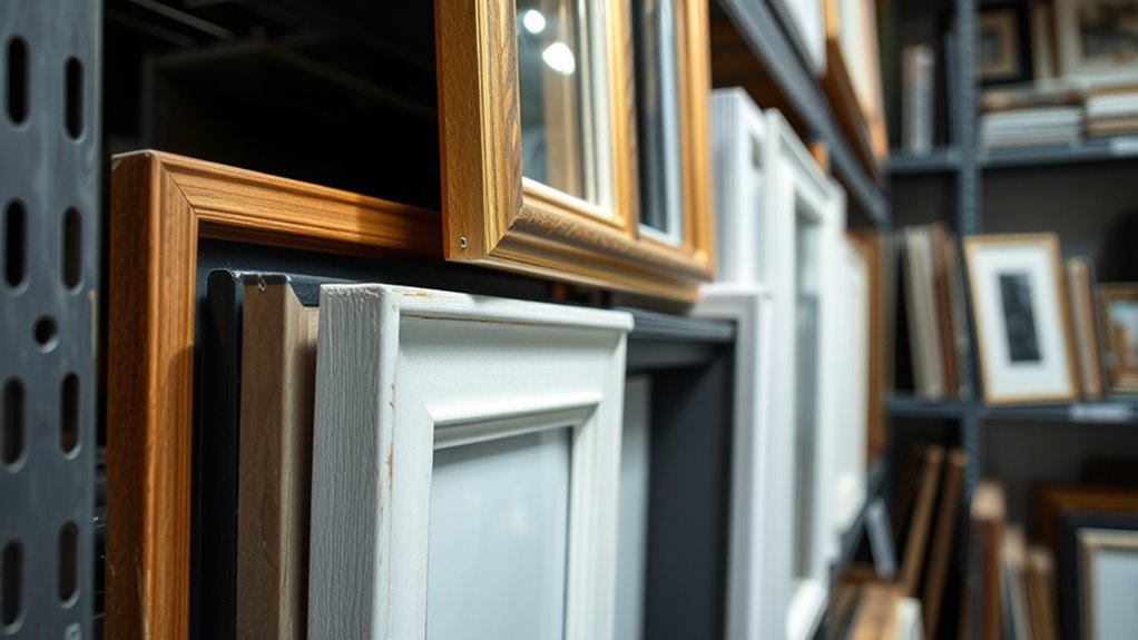 store frames properly to prevent damage