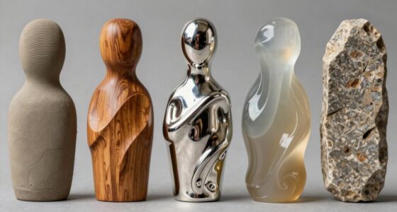 types of sculpture materials