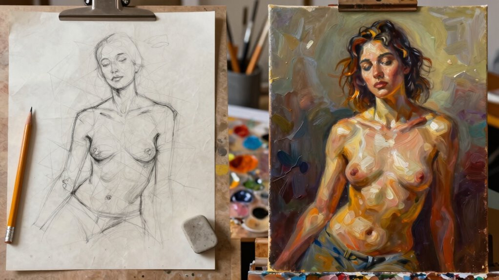 unseen creative process stages