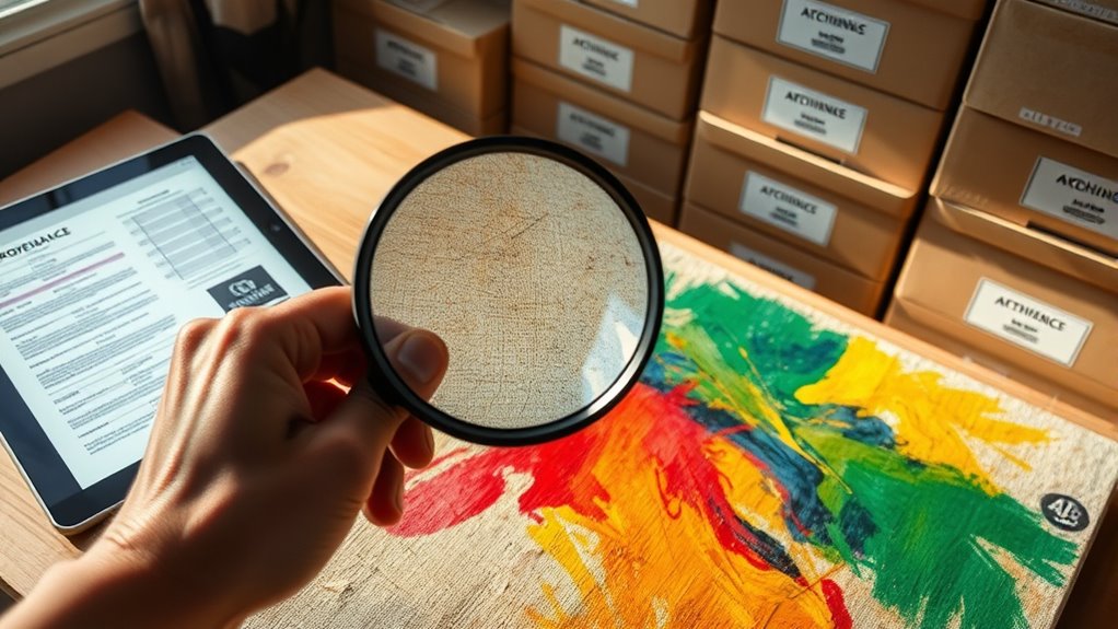 verify artwork authenticity provenance