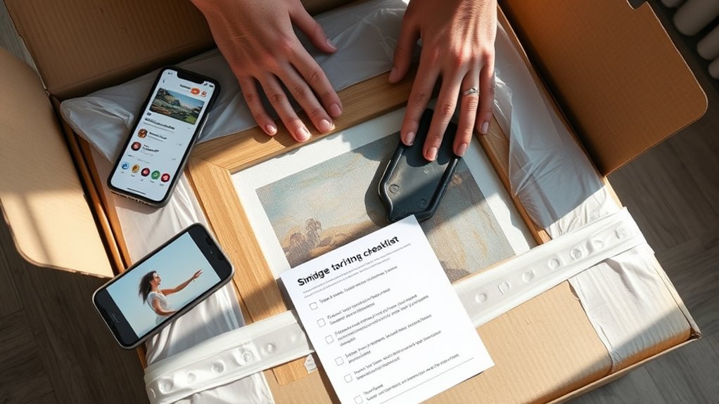 verify shipment and artwork