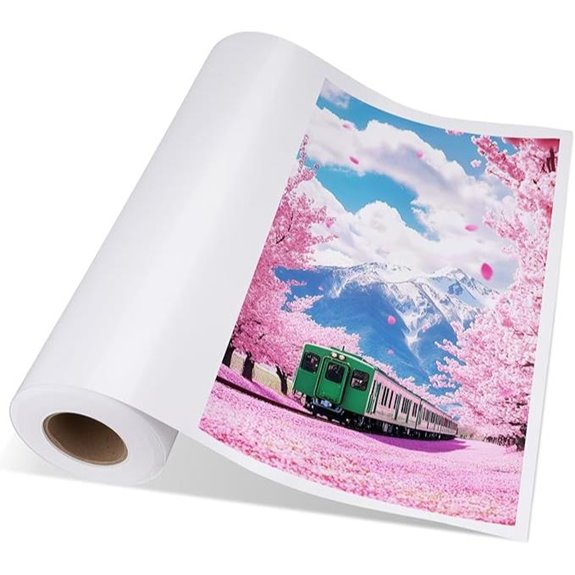 Glossy Photo Paper Roll 24x164ft Waterproof Quick-Dry