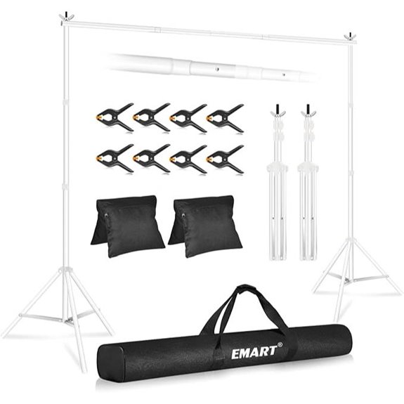 EMART 10x7ft Photo Backdrop Stand Kit
