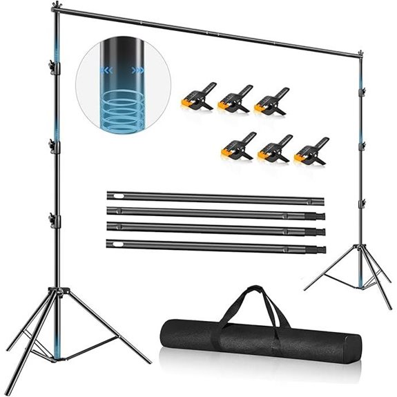12ft Photo Video Studio Backdrop Support Kit