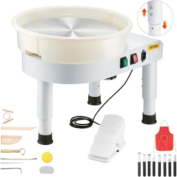 Vevor 14in Pottery Wheel with Foot Pedal