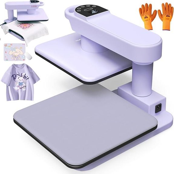 Whubefy 15x15 Auto Heat Press Machine