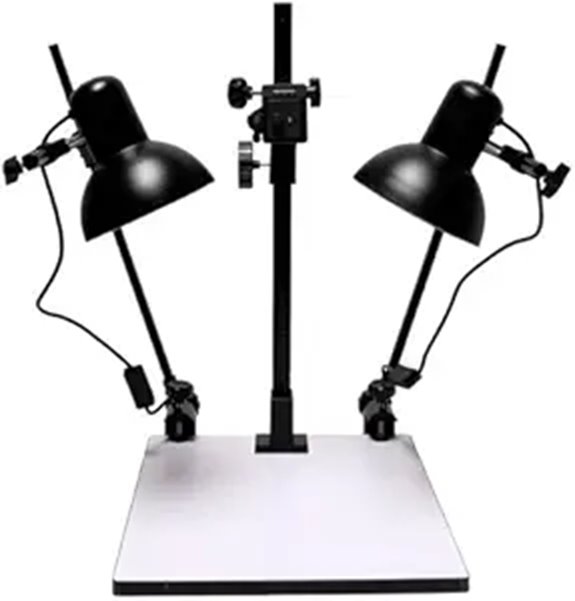 23-inch Macro Stand with Lights and Bubble Level