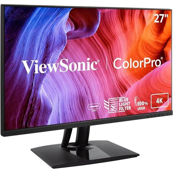 ViewSonic 27 4K UHD IPS Monitor with USB-C