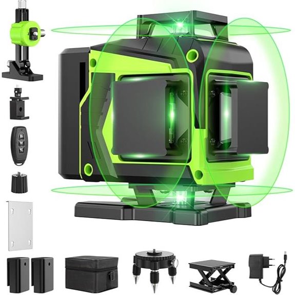 16 Line Laser Level 360° Self-Leveling with Remote