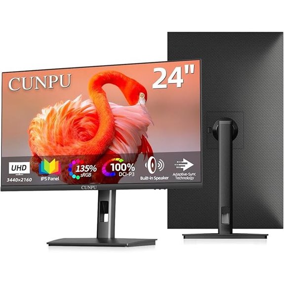 24-Inch 4K UHD IPS Monitor with HDR and Speakers