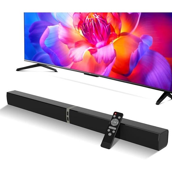 MZEIBO 80W Bluetooth Sound Bar with Detachable Design