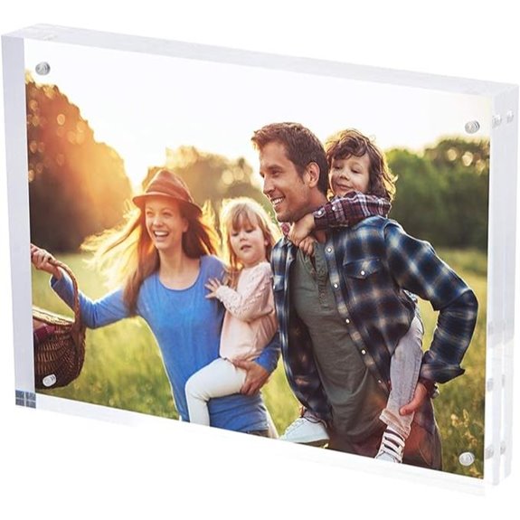 SimbaLux 8x10 Acrylic Photo Frame UV Protected