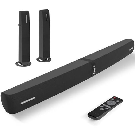 Bluetooth Sound Bar with 90W Output and Custom Modes
