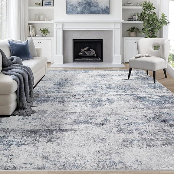 9x12 Washable Area Rug for Living Room and Bedroom