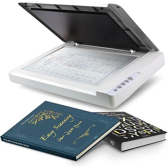 Plustek OS1180 A3 Flat Scanner for Documents