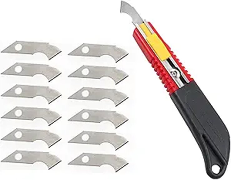 Hook Knife with Replacement Blades for Acrylic Cutting