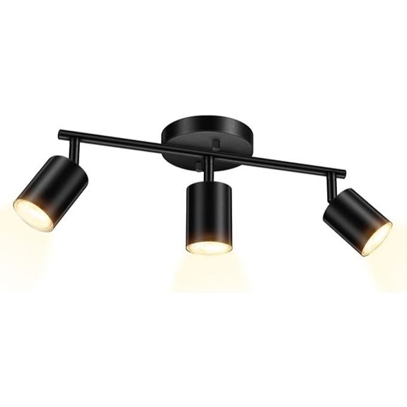 BoostArea 3-Light Track Lighting Kit with Rotatable Heads