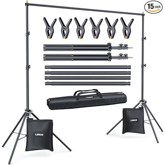 adjustable backdrop stand kit