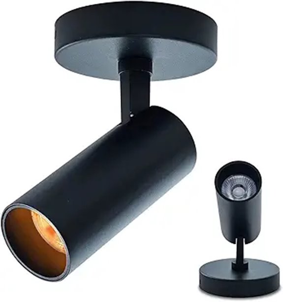 Spotlight 12W Adjustable Dimmable Ceiling LED (Black)