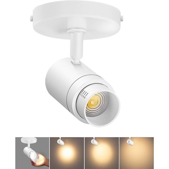 Zoomable LED Ceiling Spotlight Fixture (12W White)