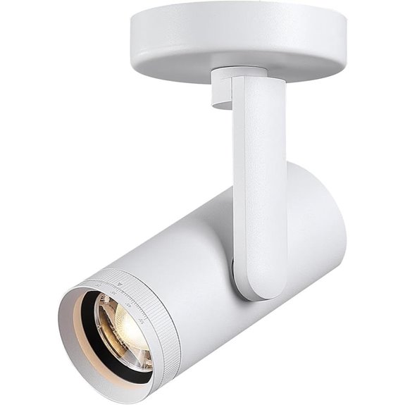 12W Dimmable LED Ceiling Spotlight with Adjustable Mount