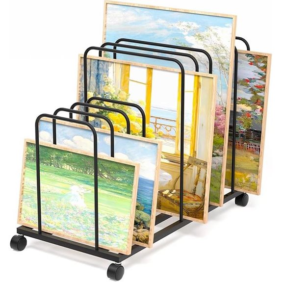 Adjustable Art Canvas Storage & Drying Rack