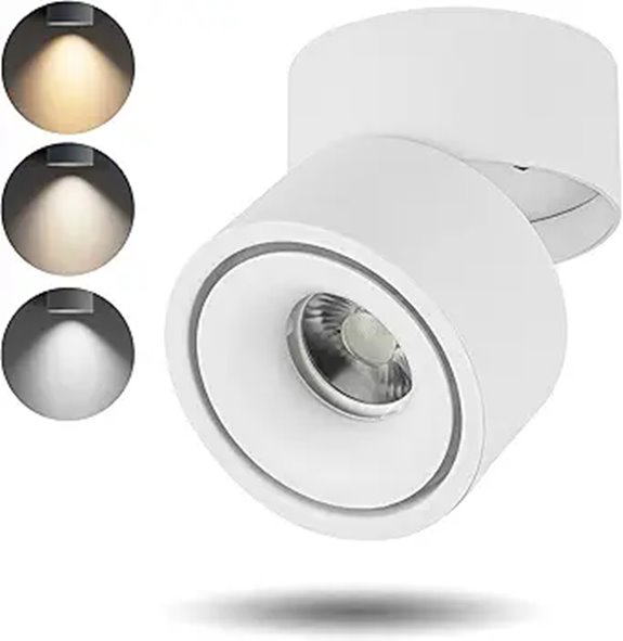 Dimmable LED Ceiling Spotlight with Adjustable CCT