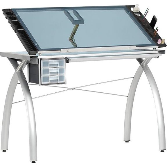 Futura Crafting & Drawing Table with Adjustable Top